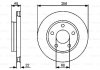 Тормозной диск BOSCH 0986479463 (фото 1)