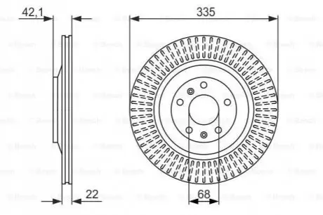 Диск гальмівний задн Лів/Прав AUDI A8 D3 BENTLEY CONTINENTAL, CONTINENTAL FLYING SPUR, FLYING SPUR VW PHAETON 2.8-6.0ALK 04.02 Bosch 0986479591 Купити в Україні