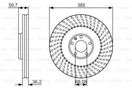 Диск тормозной BOSCH 0 986 479 A31 (фото 1)