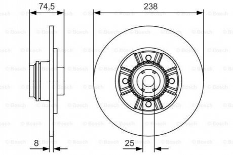 Автозапчастина BOSCH 0 986 479 A48 (фото 1)