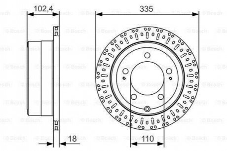 Диск тормозной BOSCH 0 986 479 A61 (фото 1)