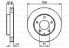 Диск гальмівний BOSCH 0986479B25 (фото 6)