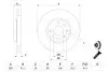 Тормозной диск Bosch (0 986 479 B46) изображение 5