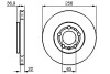 Диск тормозной BOSCH 0986479B58 (фото 5)