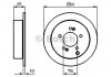 Тормозной диск BOSCH 0986479C61 (фото 1)