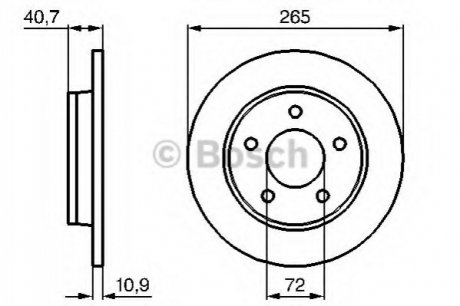 Тормозной диск BOSCH 0 986 479 C77 (фото 1)