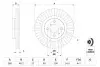 Фото Диск гальмівний передн Лів/Прав TOYOTA YARIS 1.4D/1.5/1.5H 09.11-06.20 Bosch (0 986 479 E37) зображення 5