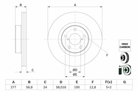 Автозапчастина BOSCH 0986479E69 (фото 1)