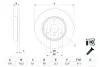 Фото Диск гальмівний передн Лів/Прав SMART CABRIO, CITY-COUPE, CROSSBLADE, FORTWO, ROADSTER 0.6-Electric 07.98 Bosch (0986479E74) зображення 1