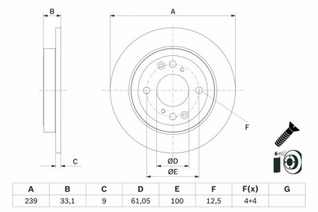 Автозапчасть BOSCH 0986479E95