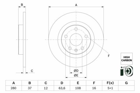 Автозапчастина BOSCH 0 986 479 F41