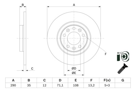 Автозапчастина BOSCH 0986479F52 (фото 1)