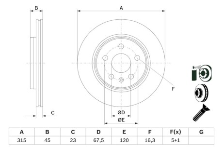 Автозапчастина BOSCH 0986479F53 (фото 1)