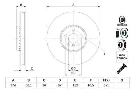 Автозапчасть Bosch 0 986 479 F60
