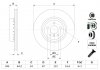 Диск гальмівний (задній) BMW 3 (G20/G30)/5(G31)/7 (G11,G12)/X5 (G05)/ X6 (G06) 17- (345x24) 0 986 479 F61