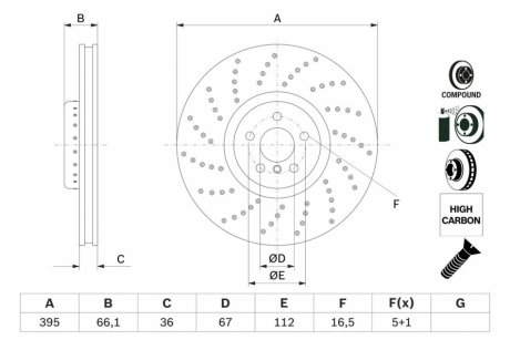 Автозапчастина BOSCH 0 986 479 F64 (фото 1)