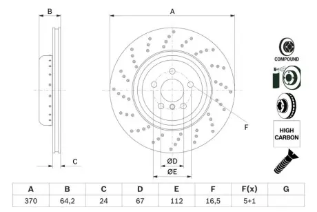 Автозапчасть Bosch 0 986 479 G12 Купить в Украине