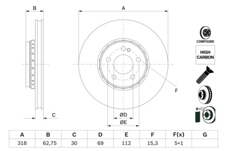 Автозапчасть BOSCH 0986479G34 (фото 1)