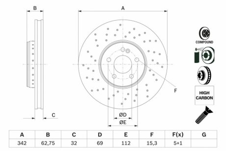 Автозапчасть BOSCH 0 986 479 G40