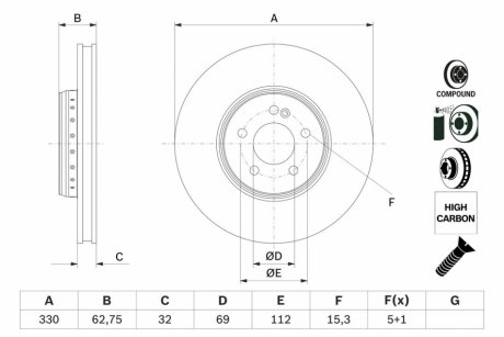 Автозапчастина BOSCH 0 986 479 G43 (фото 1)