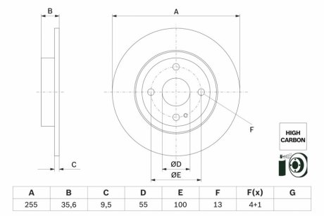 Автозапчастина BOSCH 0986479G72 (фото 1)