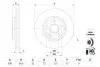 Фото Диск гальмівний (передній) Jeep Cherokee/Grand Cherokee 3.0D-6.4 10- (330x32) Bosch (0986479G78) зображення 1
