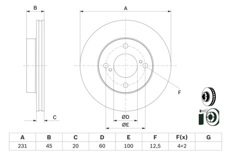 Автозапчастина BOSCH 0 986 479 G92 (фото 1)