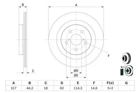 Автозапчасть Bosch 0986479H19 Купить в Украине