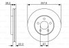 Тормозной диск BOSCH 0986479R56 (фото 1)