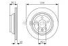 Фото Диск гальмівний (задній) VW T5 03- (314x22) BOSCH (0 986 479 S54) зображення 1