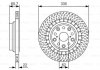 Тормозной диск BOSCH 0986479T34 (фото 1)