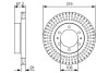 Диск тормозной BOSCH 0 986 479 T36 (фото 1)