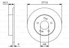 Гальмівний диск - BOSCH 0986479T86 (4320631U12, 432064U001, 43206WA201)