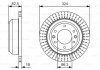 Тормозной диск BOSCH 0986479U29 (фото 1)