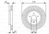 Тормозной диск BOSCH 0986479U65 (фото 1)