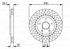 TARCZA HAM. LANCIA P. VOYAGER 2,8 CRD3,6 V6 11-14 BOSCH 0 986 479 V85 (фото 1)