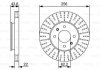 Диск тормозной BOSCH 0986479V96 (фото 1)