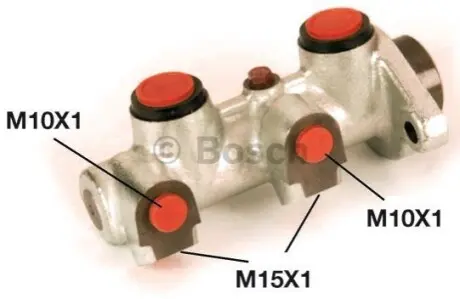 Головний гальмівний циліндр Bosch 0986481040 Купити в Україні