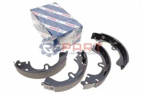 Гальмівна колодка NISSAN CUBE, MICRA III TOYOTA CALDINA, CARIBE, COROLLA, SPRINTER CARIB 1.2-2.0D 02.92-06.10 Bosch 0986487422 Купити в Україні
