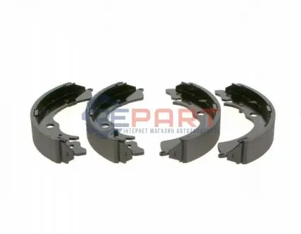 Гальмівна колодка HONDA ACCORD III, ACCORD IV, CIVIC VII, CR-V I, HR-V SUZUKI CARRY, JIMNY 1.3-2.0 11.85 Bosch 0986487440 Купити в Україні