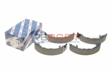 Фото Колодки гальмівні (задні) Ford Focus 98- (барабанні) (203,2x38) BOSCH (0986487633) зображення 1