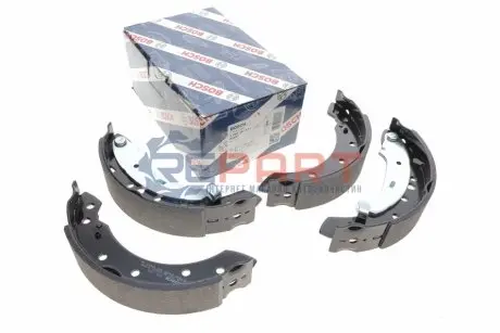 Гальмівна колодка PEUGEOT 206, 206+ 1.1-2.0D 08.98 Bosch 0986487672 Купити в Україні
