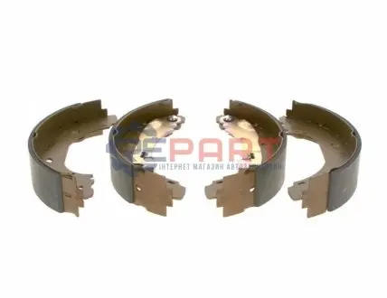 Фото Тормозные колодки, барабанные BOSCH (0986487701) изображение 1