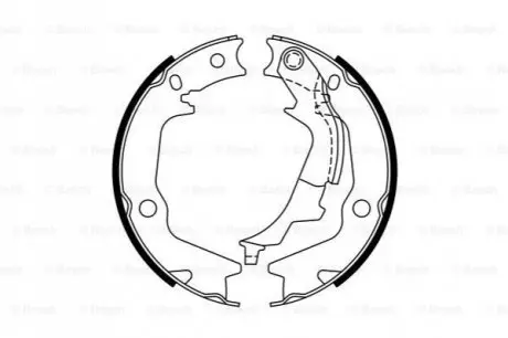 Гальмівна колодка HYUNDAI GETZ, SONATA IV KIA MAGENTIS I 1.4-2.7 03.98-12.10 Bosch 0986487768 Купити в Україні