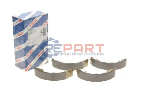 Фото Колодки гальмівні (задні) Fiat Panda/Ford Ka 1.1-1.4 10- (барабанні) (180x30) BOSCH (0986487772) зображення 1