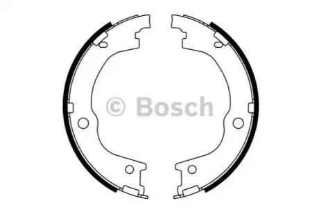 Фото Комплект колодок стоянкових гальм BOSCH (0986487780) зображення 1