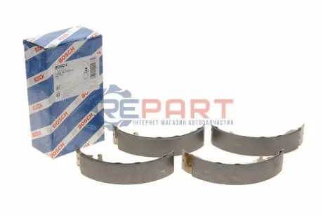 Фото Колодки тормозные барабанные BOSCH (0 986 487 832) изображение 1
