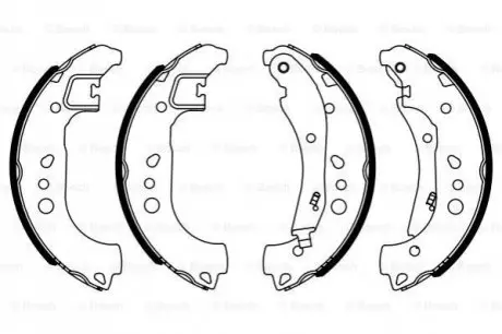 Гальмівна колодка AUDI A1, A1 ALLSTREET, A1 CITY CARVER SEAT ARONA, IBIZA V SKODA FABIA IV, KAMIQ, SCALA VW POLO VI, T-CROSS, TAIGO 1.0-2.0 01.17 Bosch 0 986 487 959 Купити в Україні