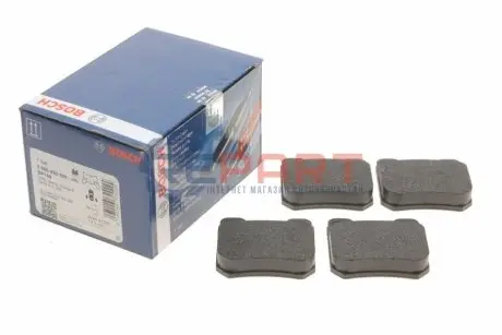 Комплект гальмівних колодок задн, OPEL ASTRA F, CALIBRA A, KADETT E, OMEGA A, OMEGA B, SENATOR B, VECTRA B SAAB 900 II, 9-3, 9-5 1.6-3.2 09.84-12.09 Bosch 0986490500 Купити в Україні