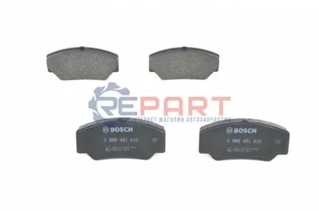 Тормозные колодки, дисковый тормоз.) Bosch 0986491410 Купить в Украине